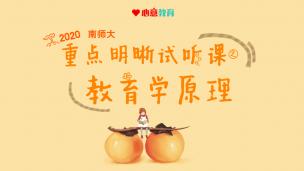 2020南师大教育学重点明晰试听课之教育学原理