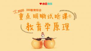 2020年333教育综合重点明晰试听课之教育学原理